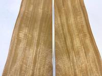 Satinwood Veneer - 2 pcs, 1/42" x 6-1/2" x 120"